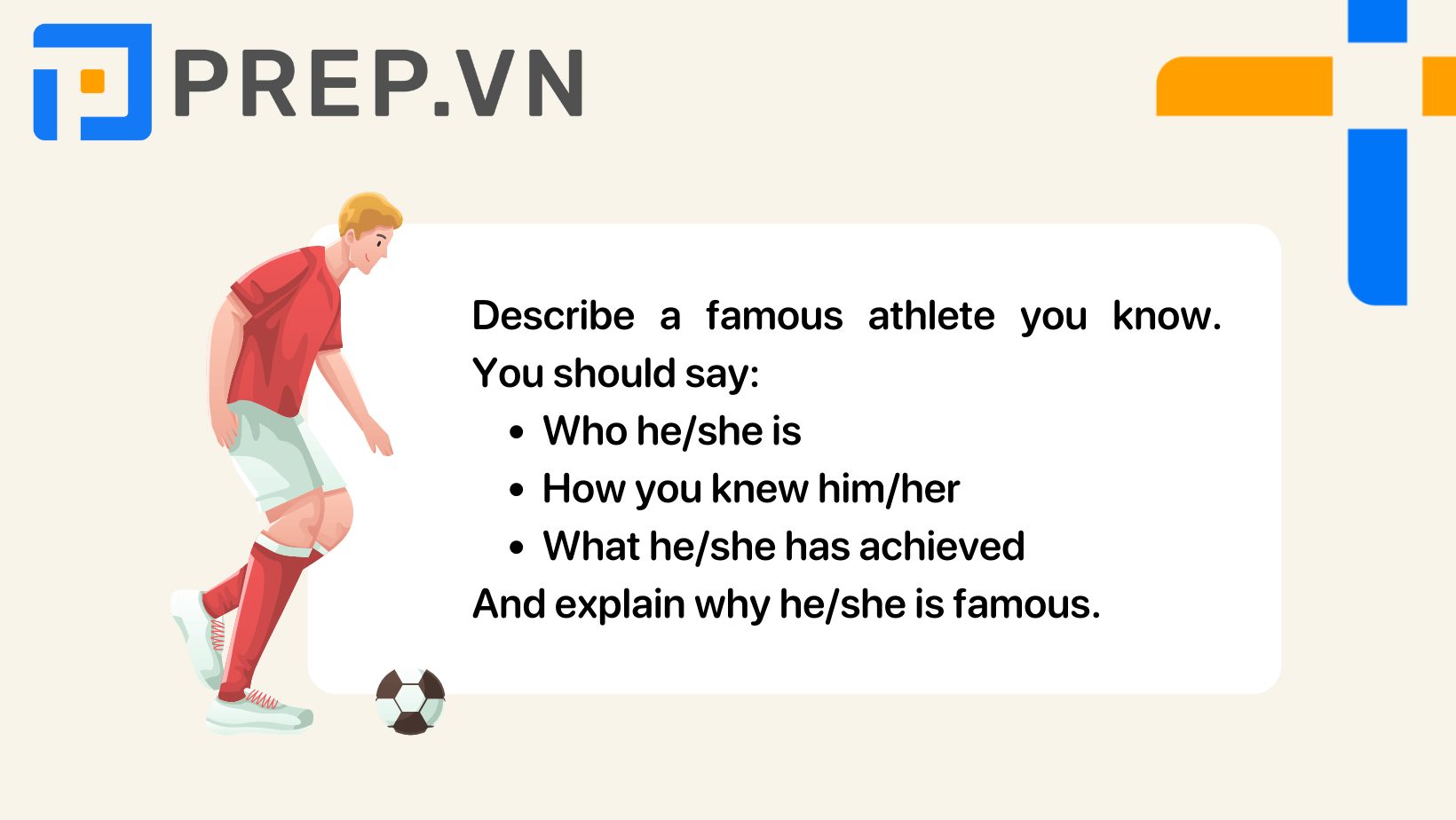 Describe a famous athlete you know