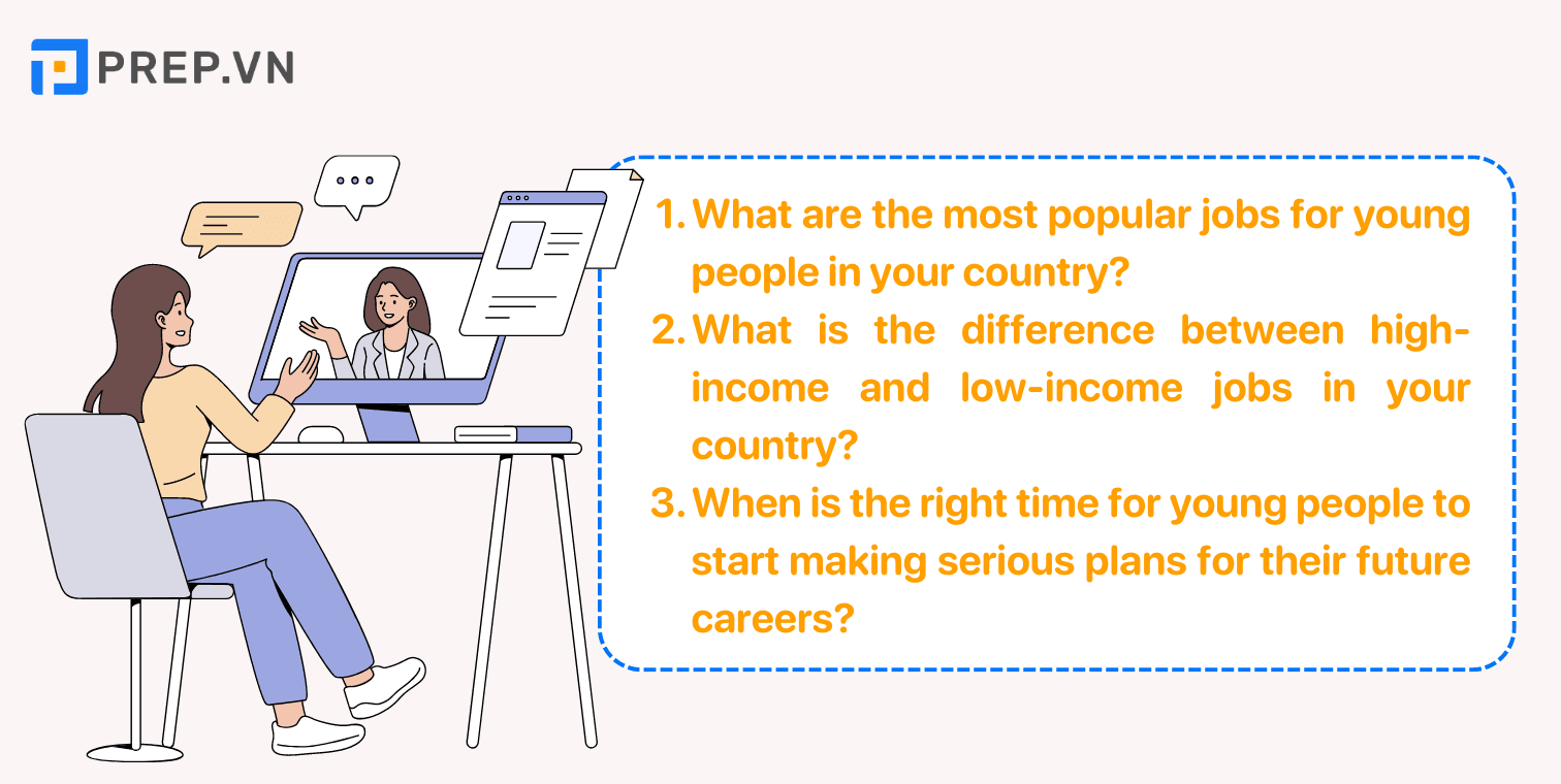 Câu trả lời mẫu Speaking Part 3: Describe a job that you think is interesting