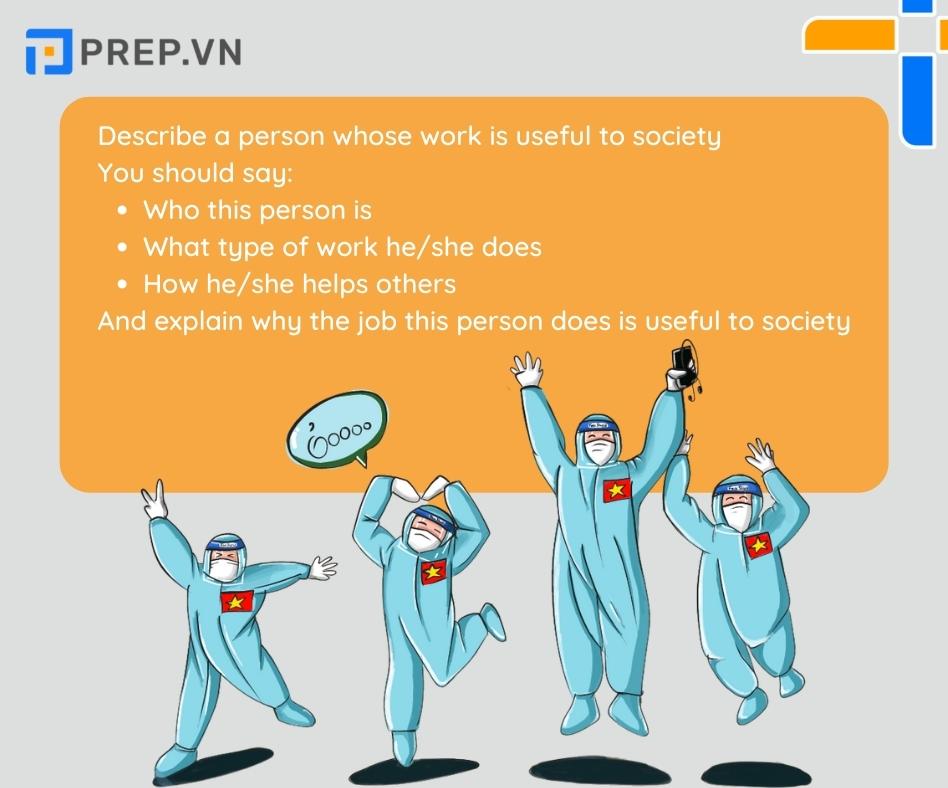 Đề bài: Describe a person whose work is useful to society