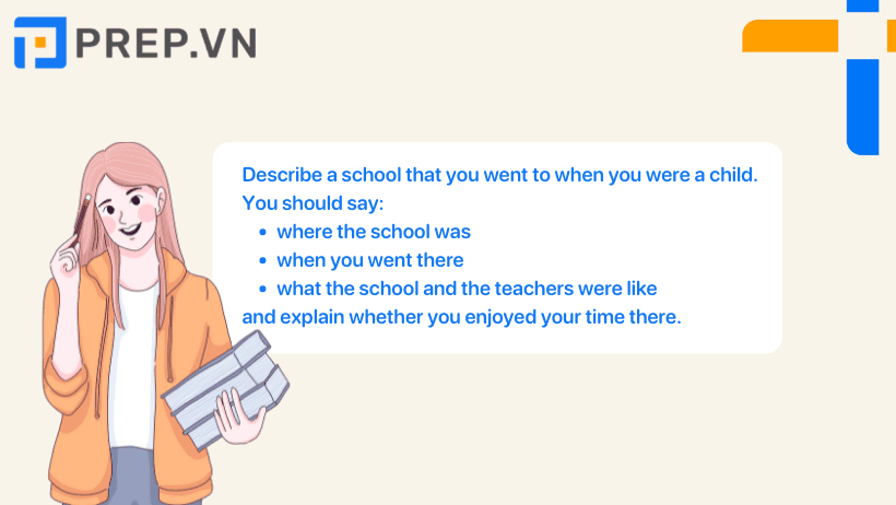 Describe a school that you went to when you were a child