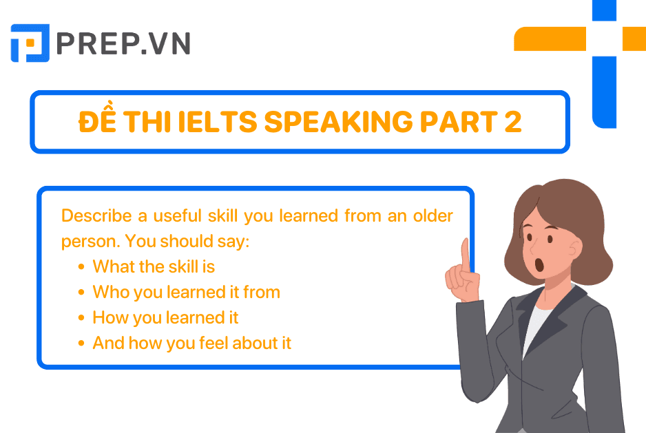 Describe a useful skill you learned from an older person