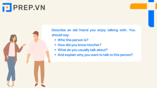 Describe an old friend you enjoy talking with