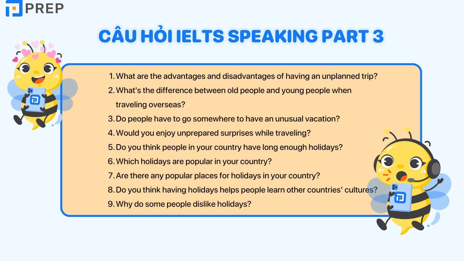 Describe an unusual vacation you had