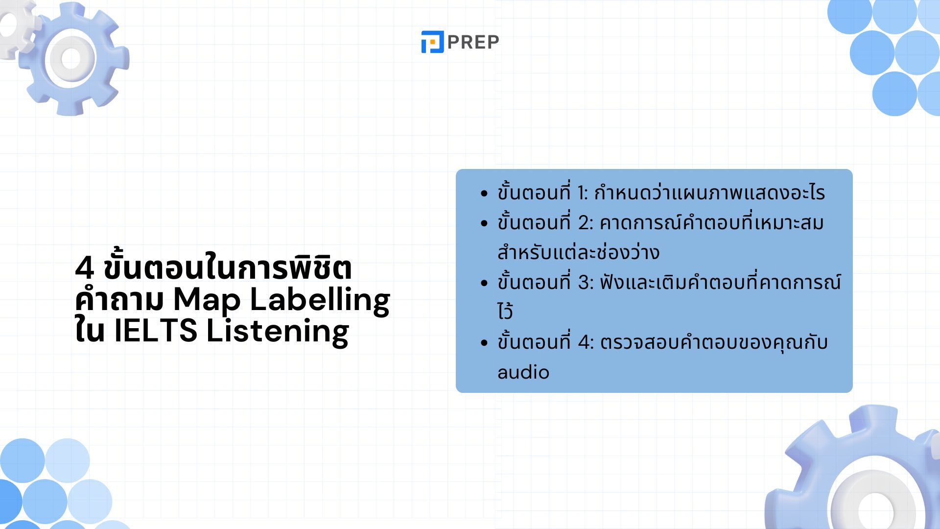 Diagram Labelling ใน IELTS Listening - เทคนิคทำข้อสอบให้ได้คะแนนสูง