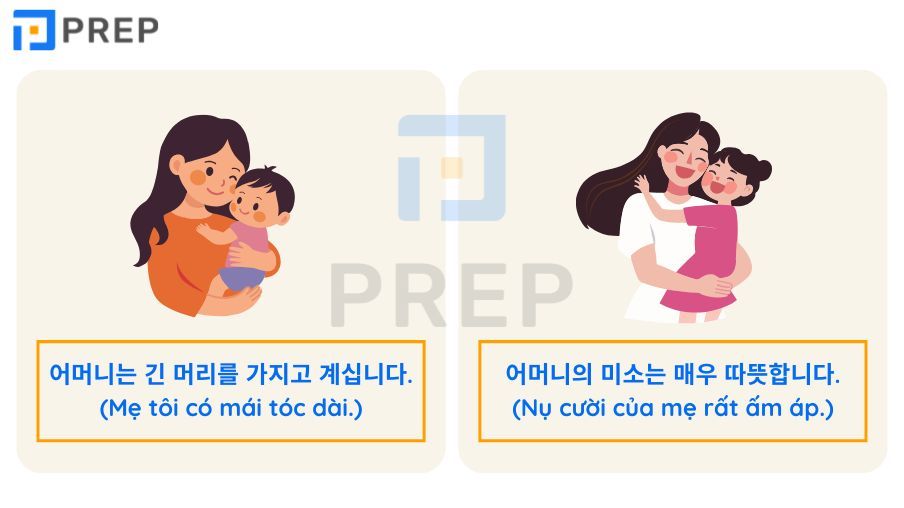 đoạn văn tiếng Hàn về mẹ