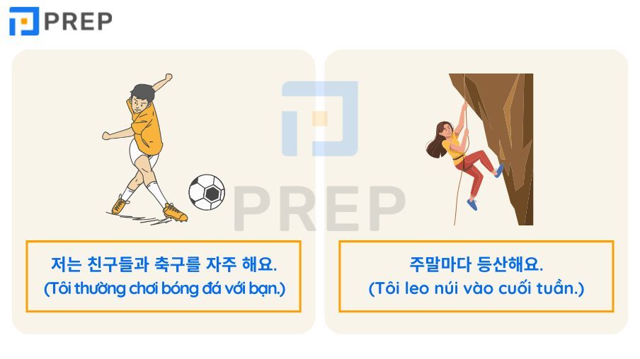 viết đoạn văn giới thiệu sở thích bằng tiếng Hàn