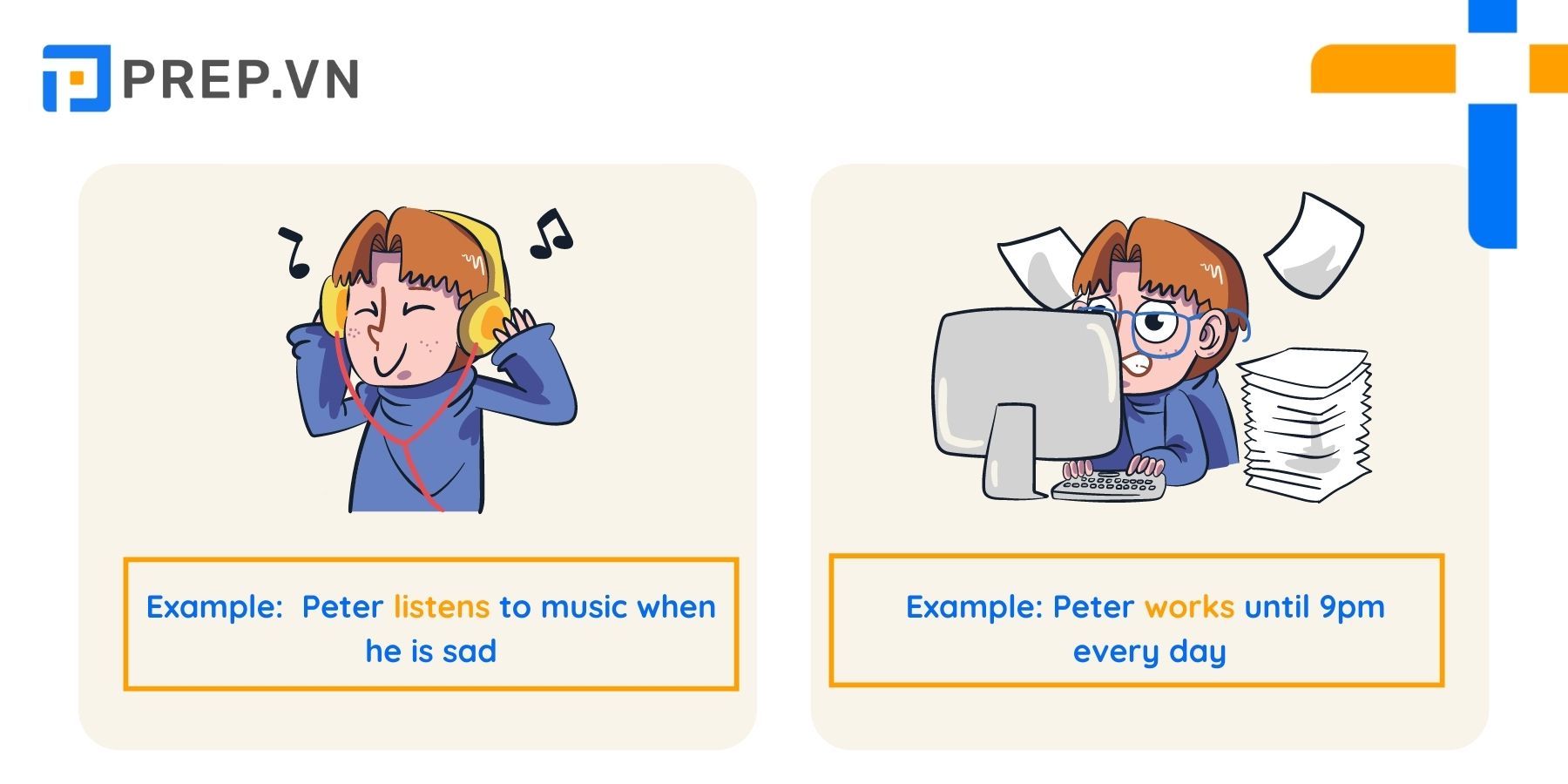 Động từ thường (action verbs) trong tiếng Anh