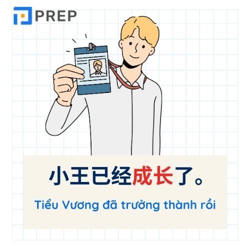 Động từ tiếng Trung thể hiện sự thay đổi