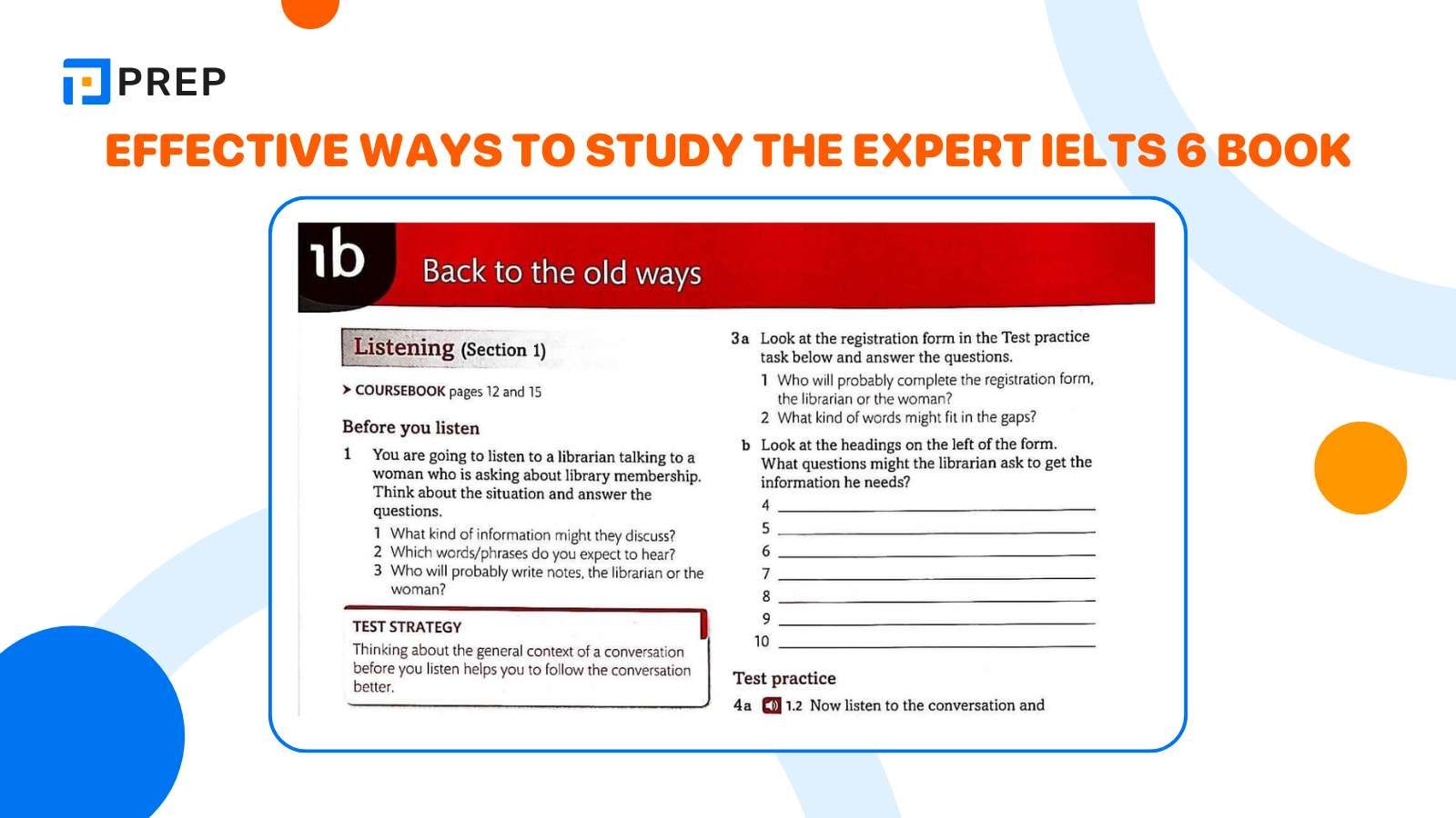 Understand the IELTS Test Structure and the 6.0 Criteria for the 4 Skills