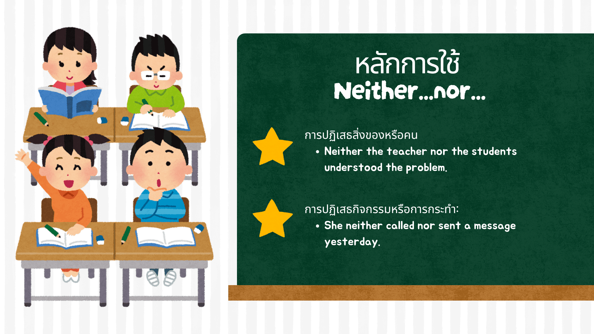 Either or Neither nor ใช้ยังไง? พร้อมตัวอย่างประโยคภาษาอังกฤษ