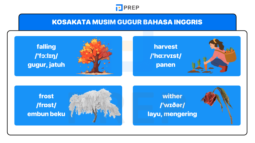 Kosakata Musim Gugur Bahasa Inggris