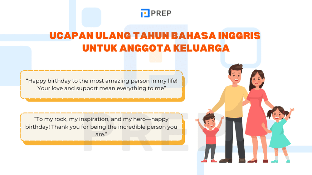 Ucapan Ulang Tahun Bahasa Inggris Untuk Anggota Keluarga