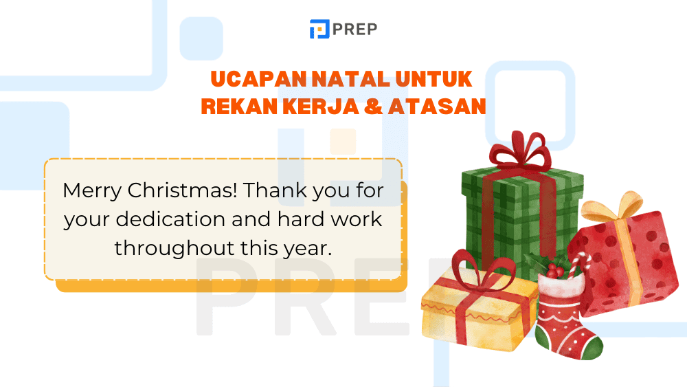 Ucapan Natal untuk Rekan Kerja & Atasan