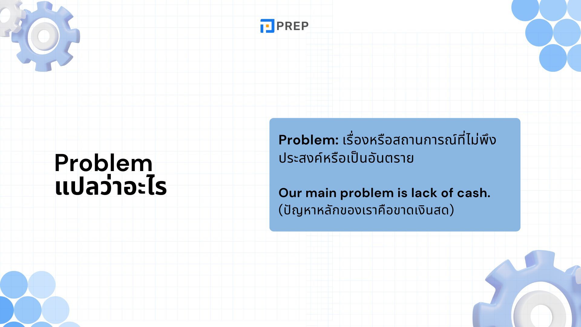 สำรวจ 50+  Collocation กับ Problem ที่พบบ่อยที่สุด
