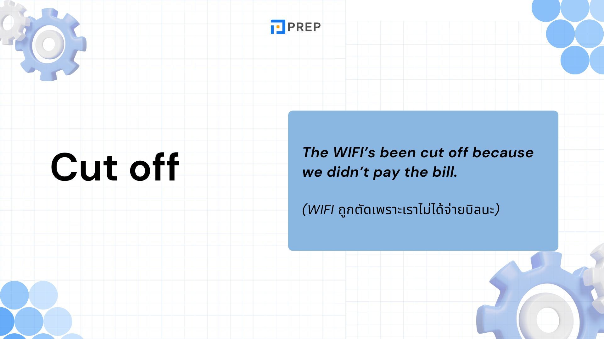 Phrasal Verb กับ Cut - ความหมายและการใช้