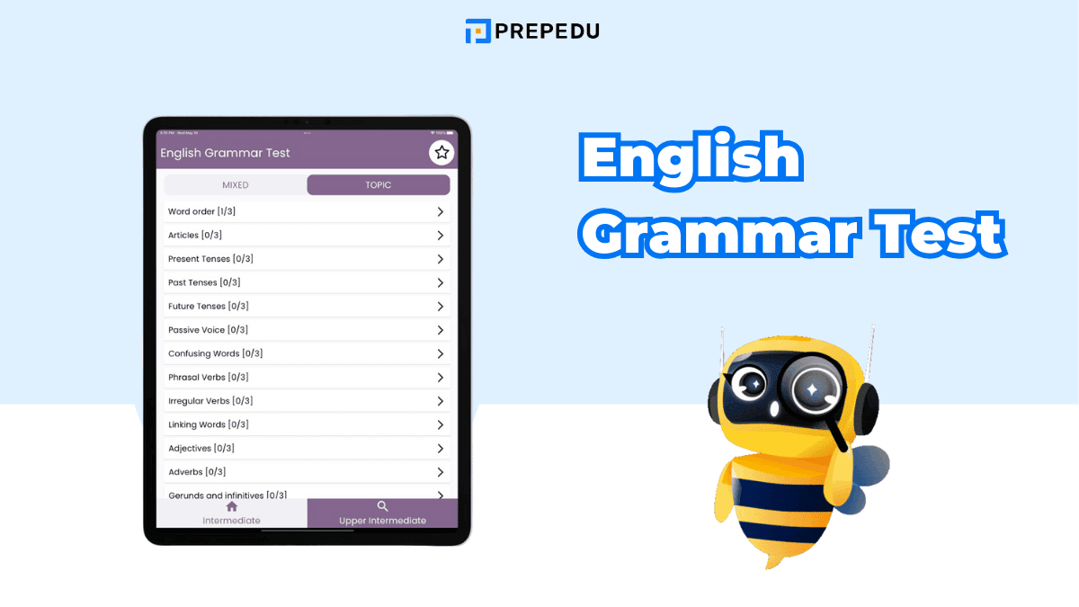 English Grammar Test 是測驗練習領域的佼佼者