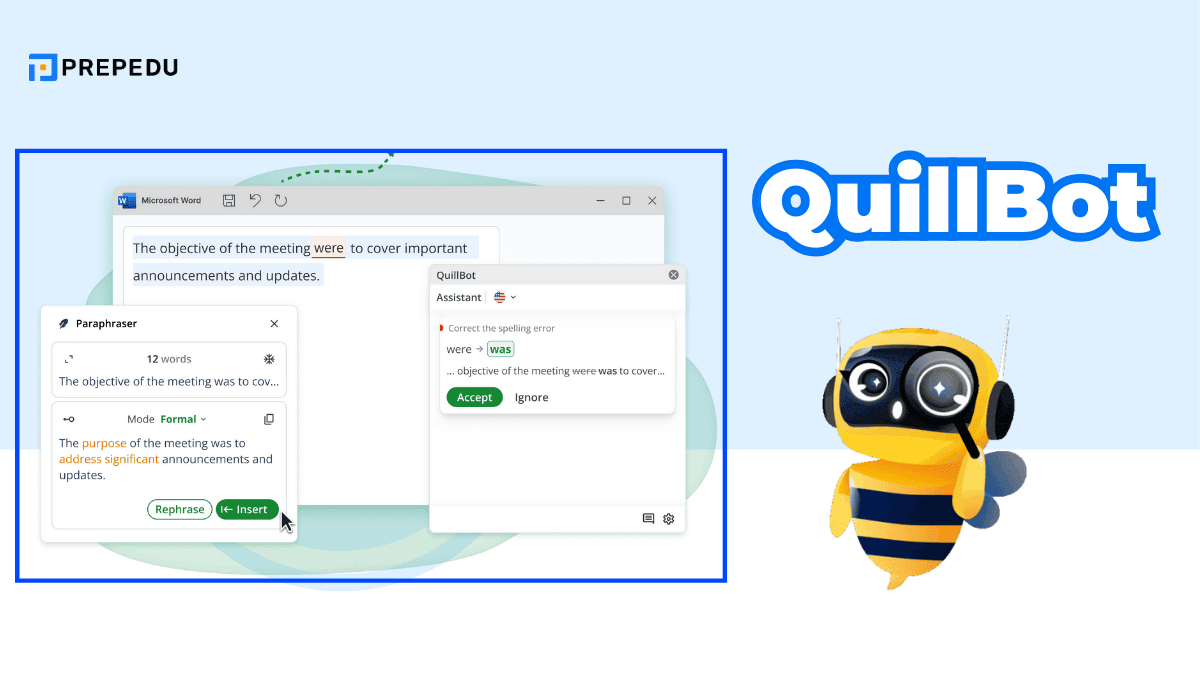 QuillBot - 讓你的句子「換句話說」，避免重複與抄襲