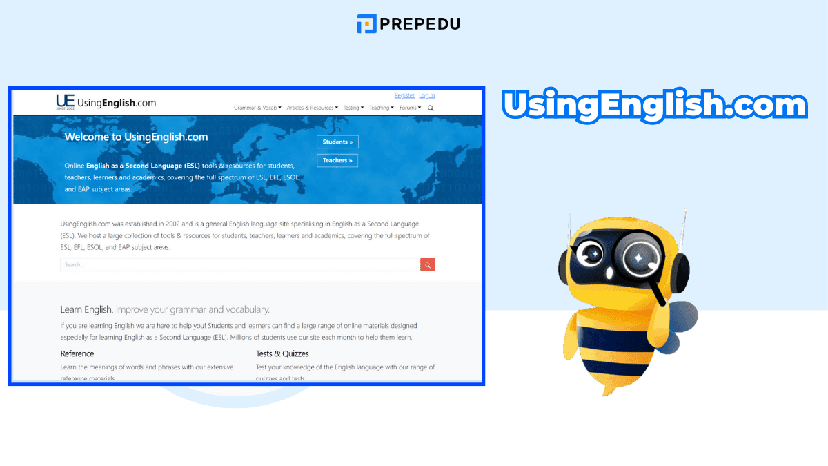 UsingEnglish.com - 提供大量可列印PDF練習單，適合教師與自學者