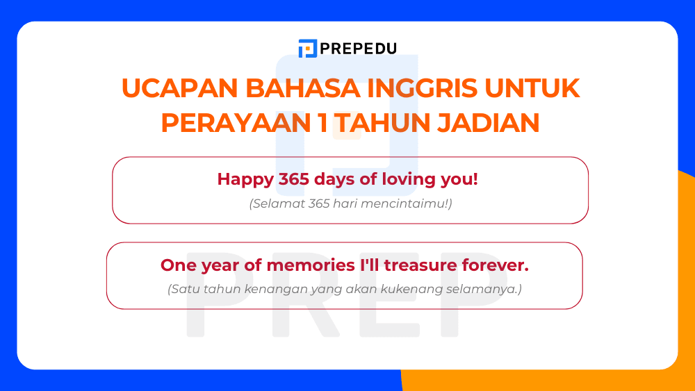 Ucapan Bahasa Inggris untuk Perayaan 1 Tahun Jadian