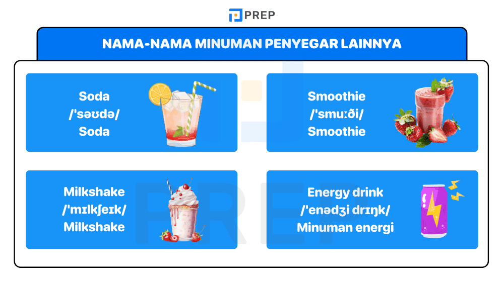 Nama-nama Minuman Penyegar Lainnya