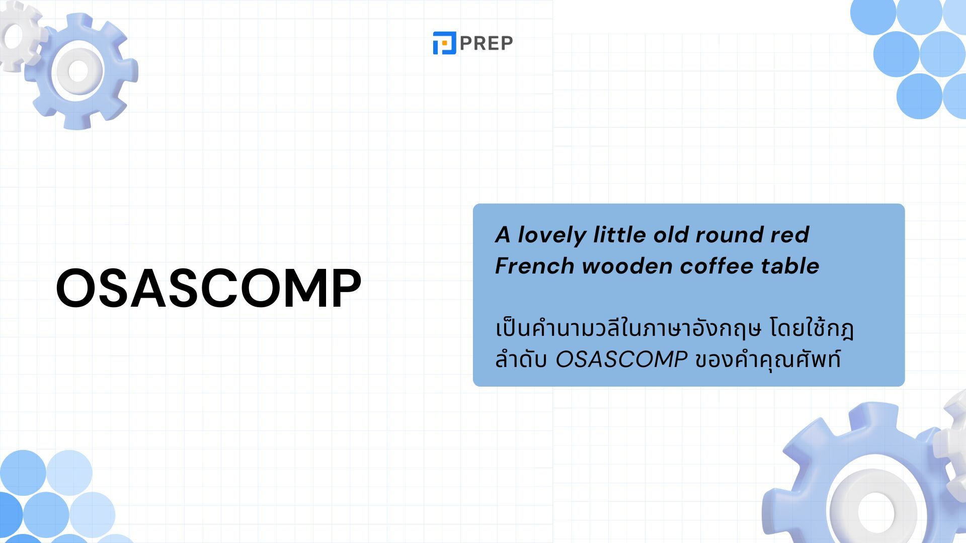 การใช้ Noun Phrase ในภาษาอังกฤษ - ความหมายและตัวอย่าง