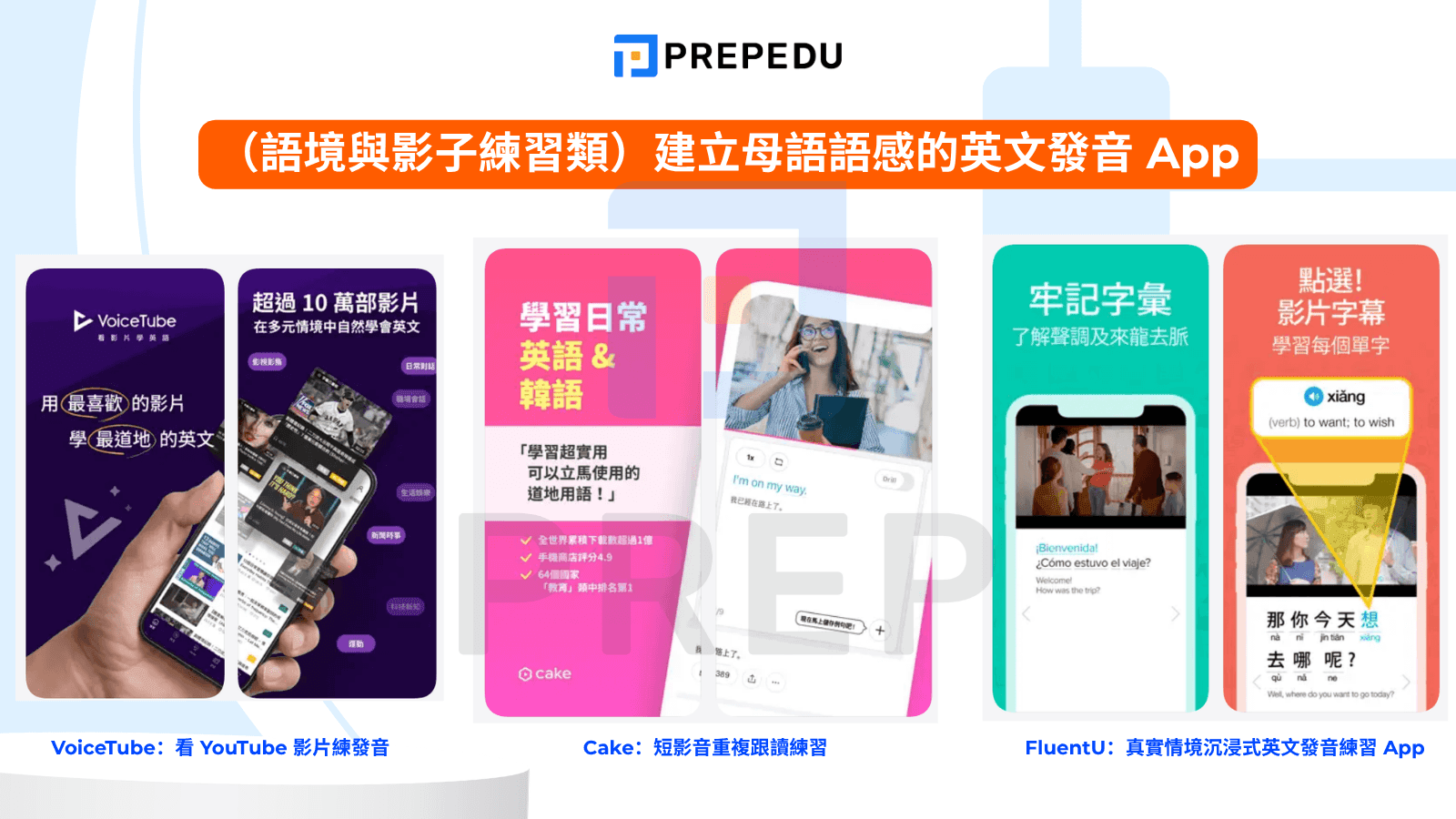 （語境與影子練習類）建立母語語感的英文發音 App