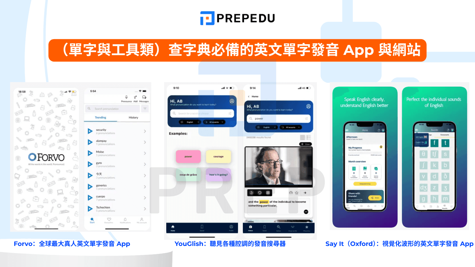 （單字與工具類）查字典必備的英文單字發音 App 與網站