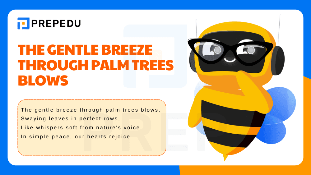 The Gentle Breeze Through Palm Trees Blows