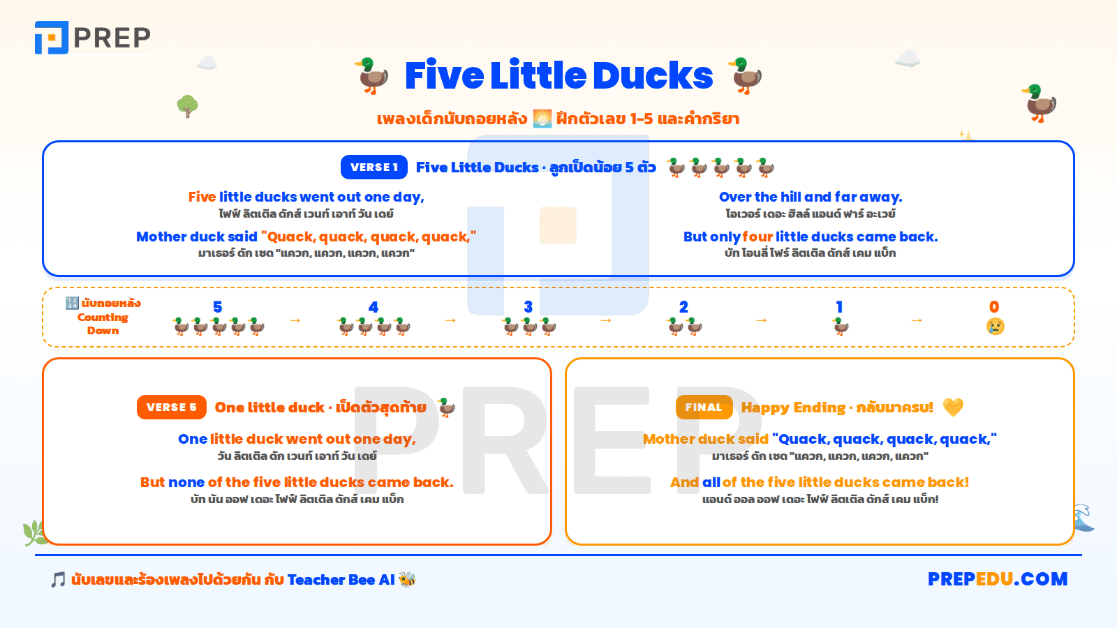 Five Little Ducks