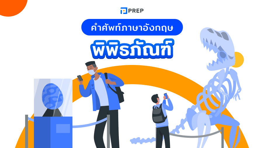 รายการครอบคลุมกว่า 35 คำศัพท์ภาษาอังกฤษเกี่ยวกับพิพิธภัณฑ์