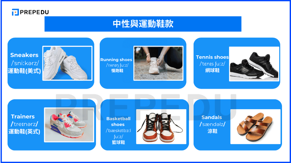 中性與運動鞋款