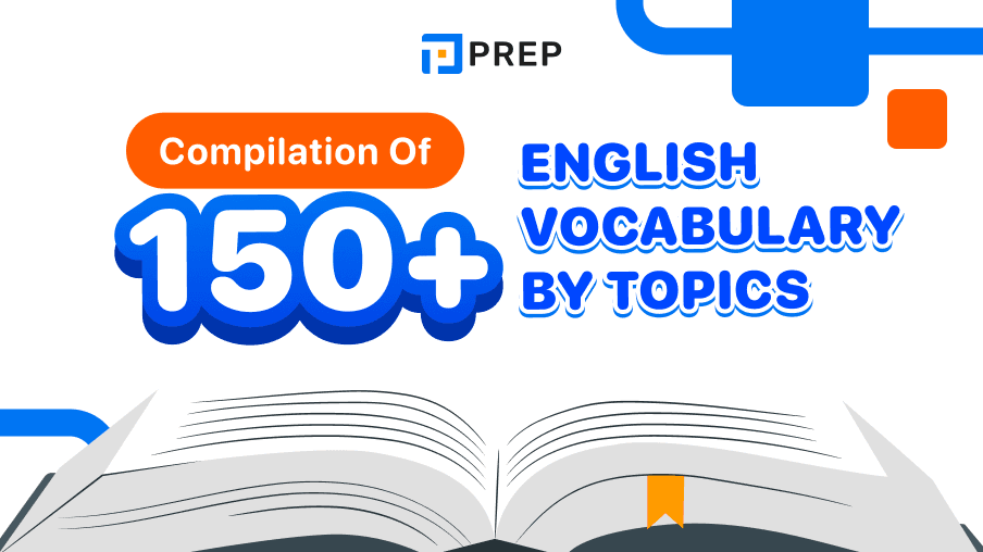 Compilation of 150+ English vocabulary by topics for beginners