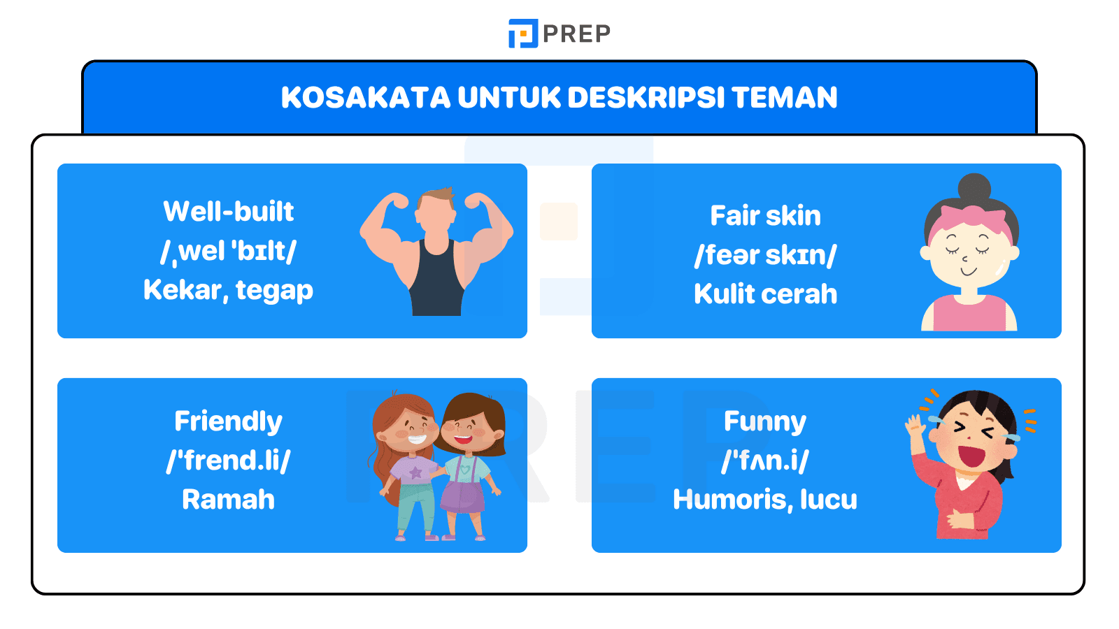 Kosakata yang Membuat Mendeskripsikan Teman dalam Bahasa Inggris Lebih Berkesan