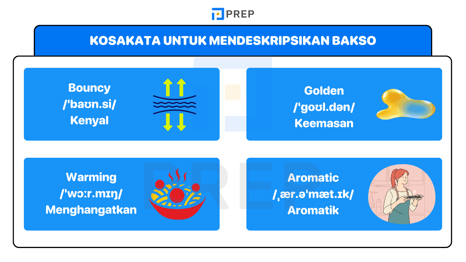 Kata-Kata Spesifik untuk Rasa, Tekstur, dan Aroma Bakso
