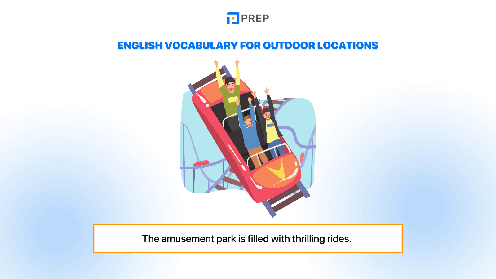 English vocabulary for outdoor locations