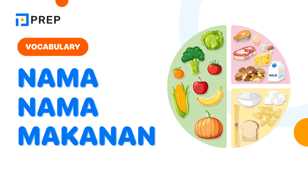 Nama Makanan dan Minuman dalam Bahasa Inggris