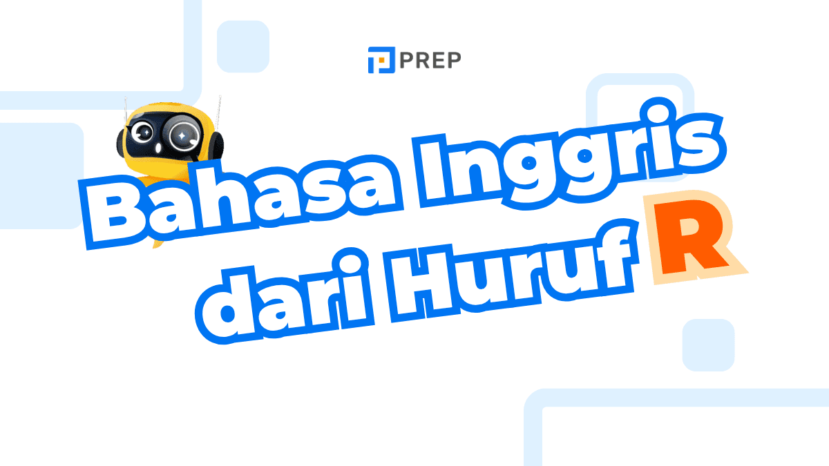 Bahasa Inggris dari Huruf R