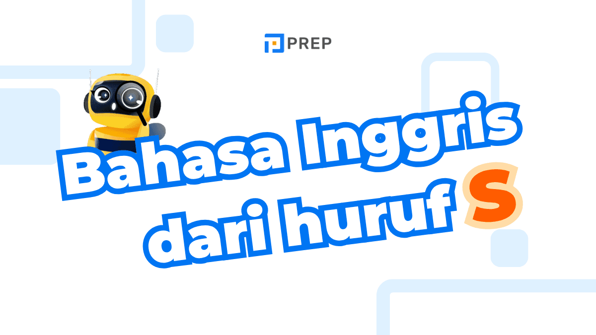 Bahasa Inggris dari huruf S