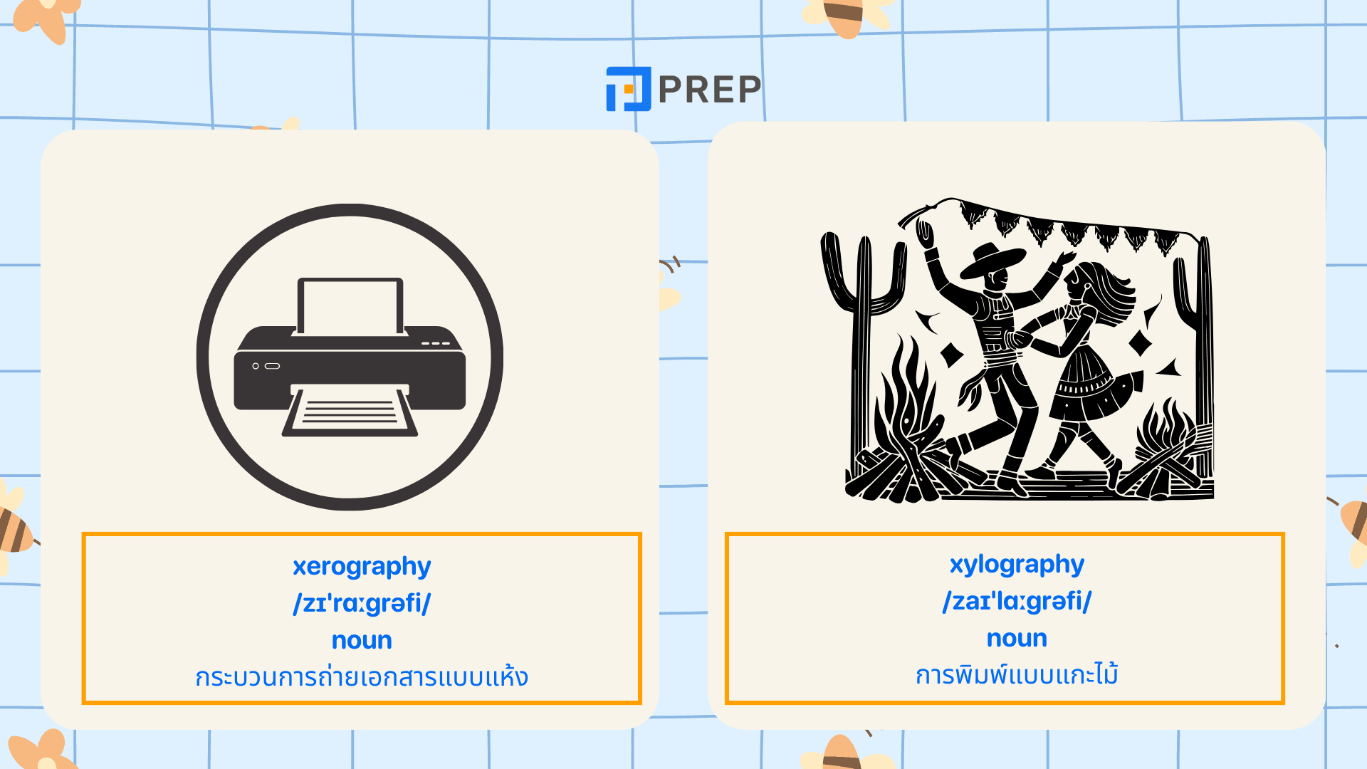 คำศัพท์ภาษาอังกฤษที่ขึ้นต้นด้วย X พร้อมความหมายและตัวอย่าง
