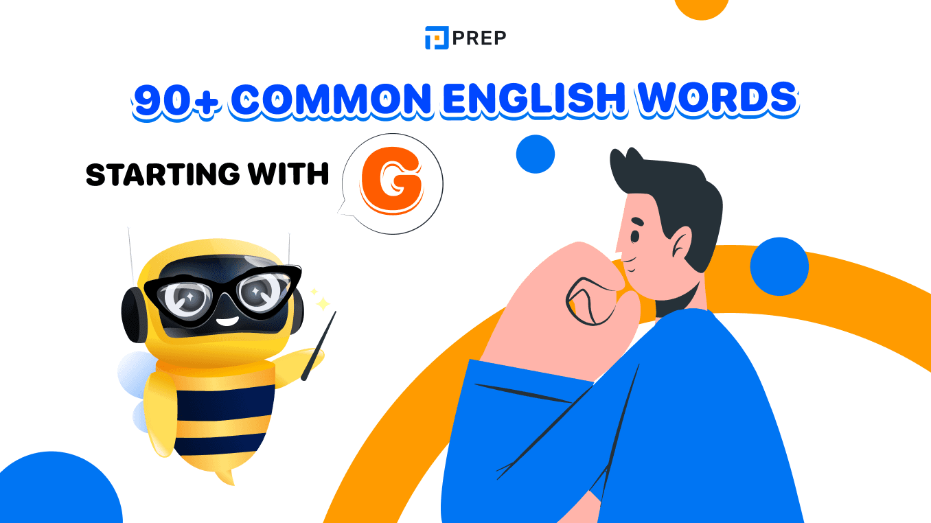 90+ common English words starting with G