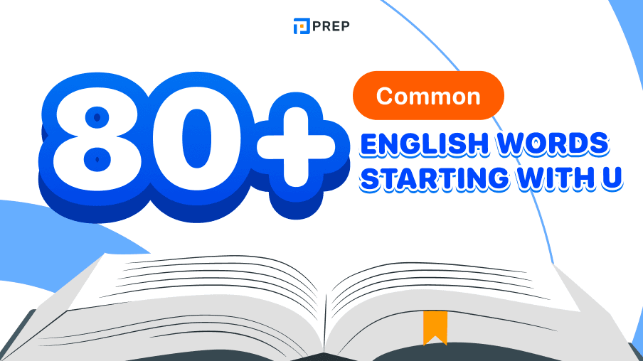 80+ common English words starting with U