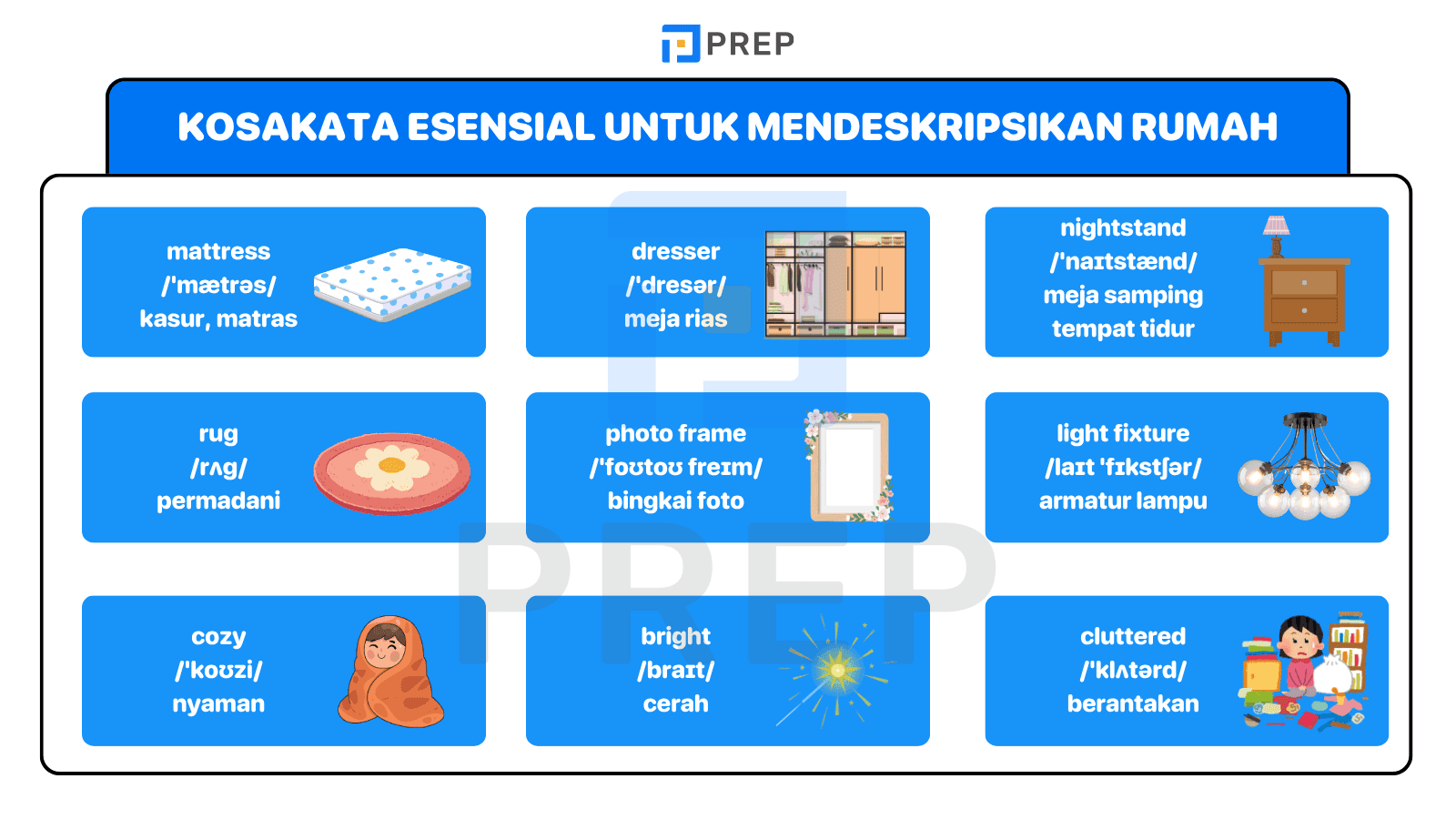 Perkaya Deskripsi Kamar Tidur dengan Kosakata yang Lebih Tepat