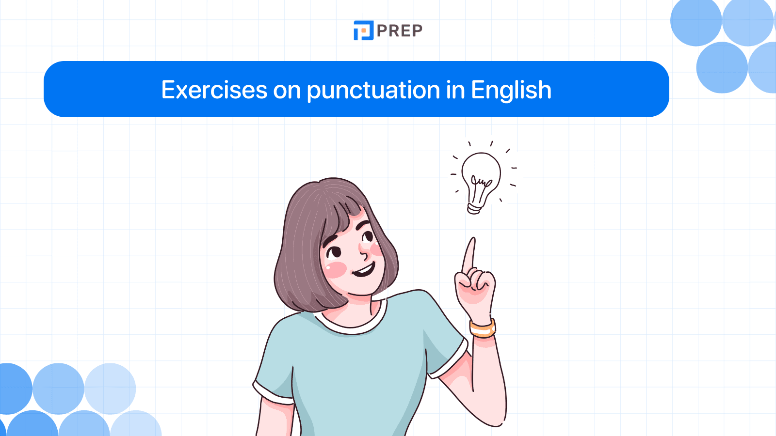 Exercises on punctuation in English