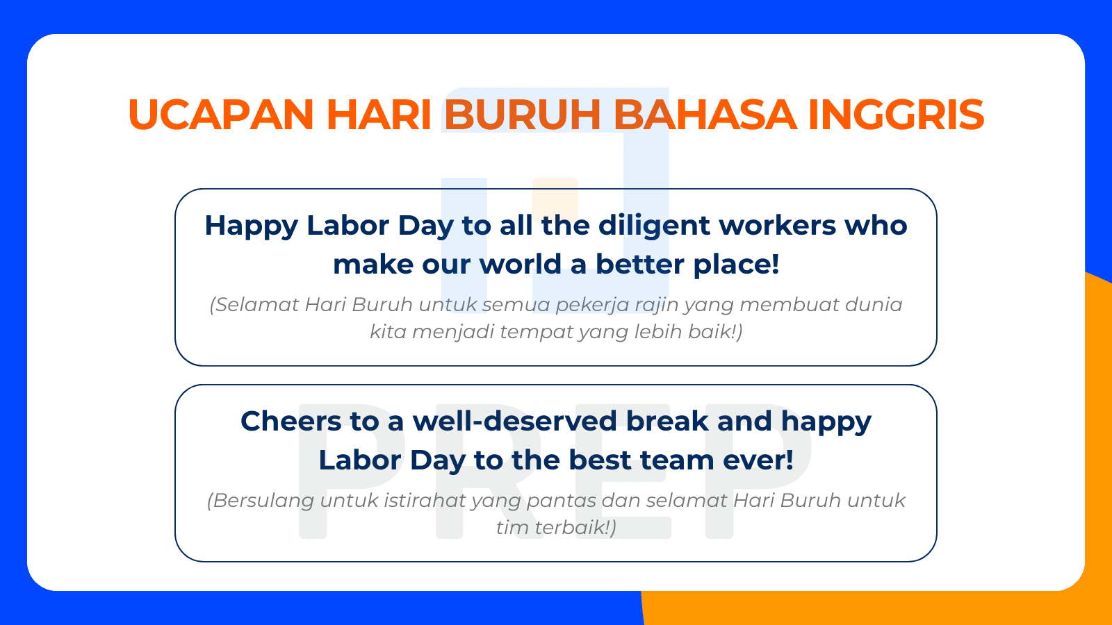 Menyampaikan Apresiasi di Hari Buruh dengan Tepat