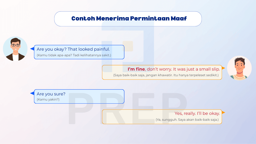 Contoh Mengungkapkan Aku Tidak Apa-apa untuk Kondisi Diri