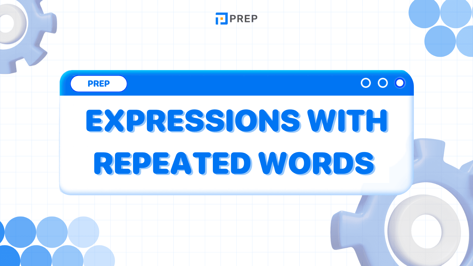 40 Expressions with repeated words ในภาษาอังกฤษ