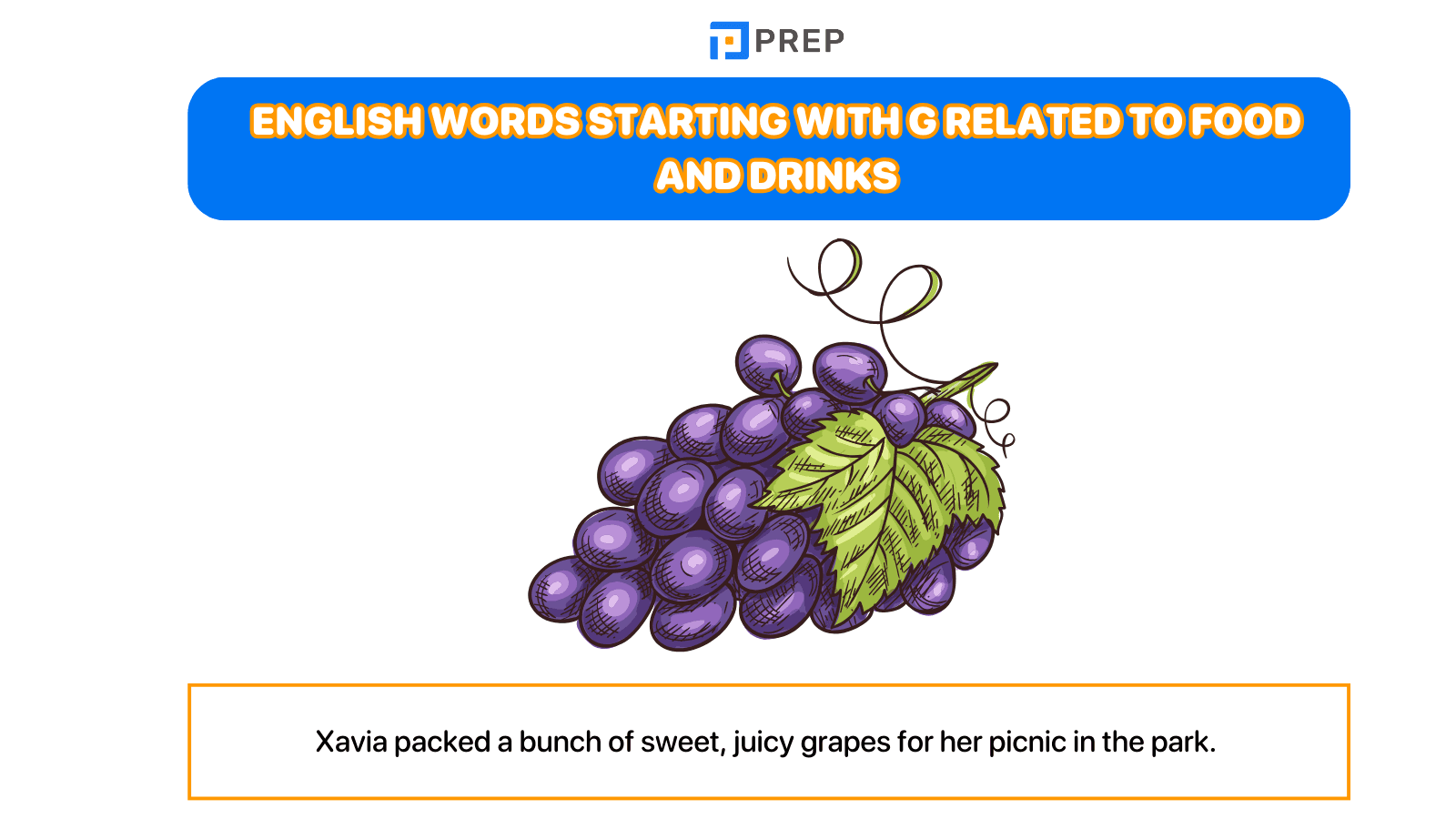 English words starting with G related to food and drinks