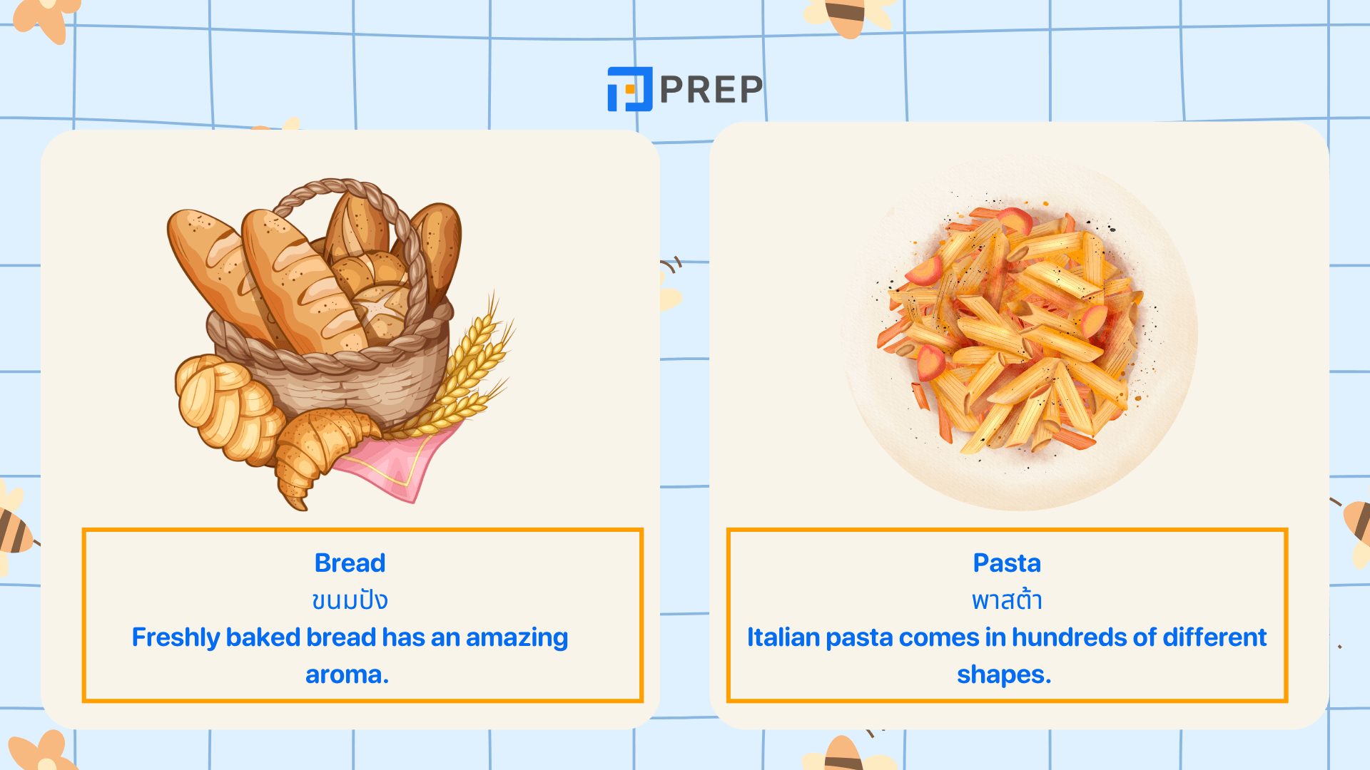 Food and Drinks Vocabulary รวมคำศัพท์อาหารและเครื่องดื่มภาษาอังกฤษที่ควรรู้