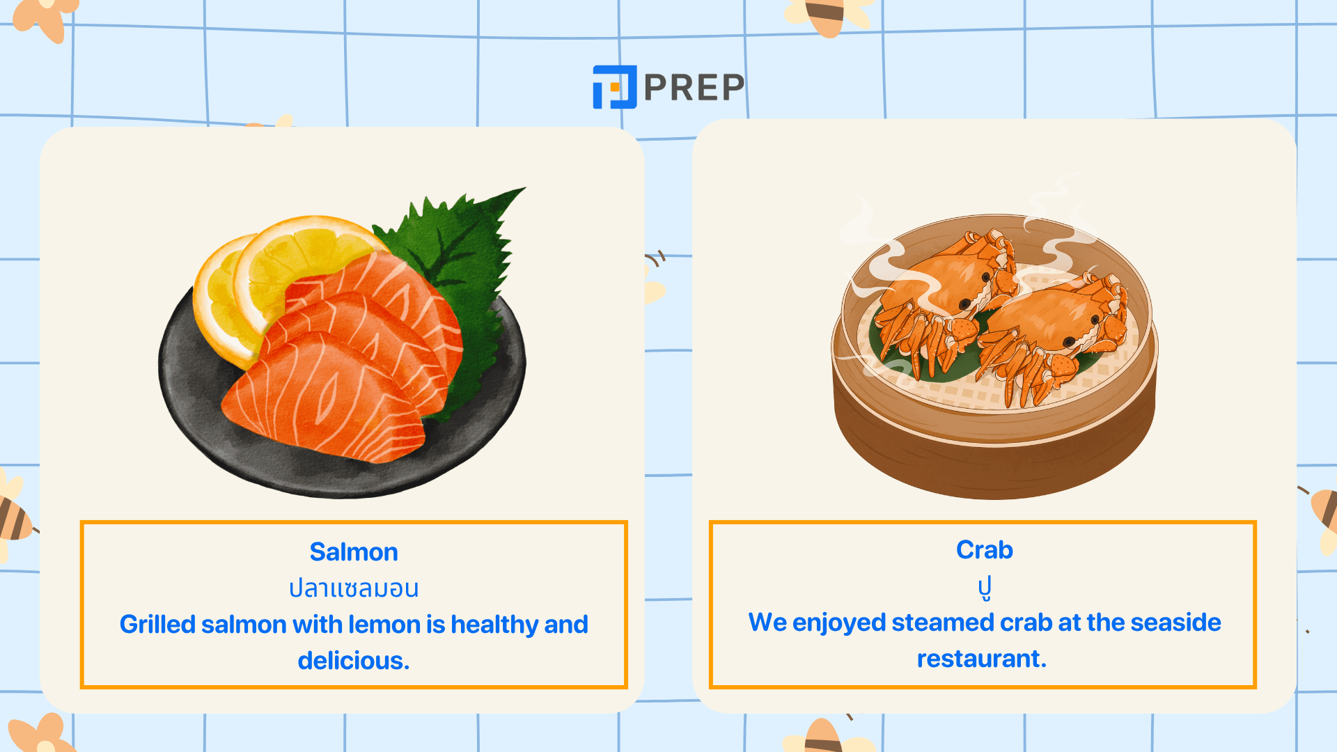 Food and Drinks Vocabulary รวมคำศัพท์อาหารและเครื่องดื่มภาษาอังกฤษที่ควรรู้