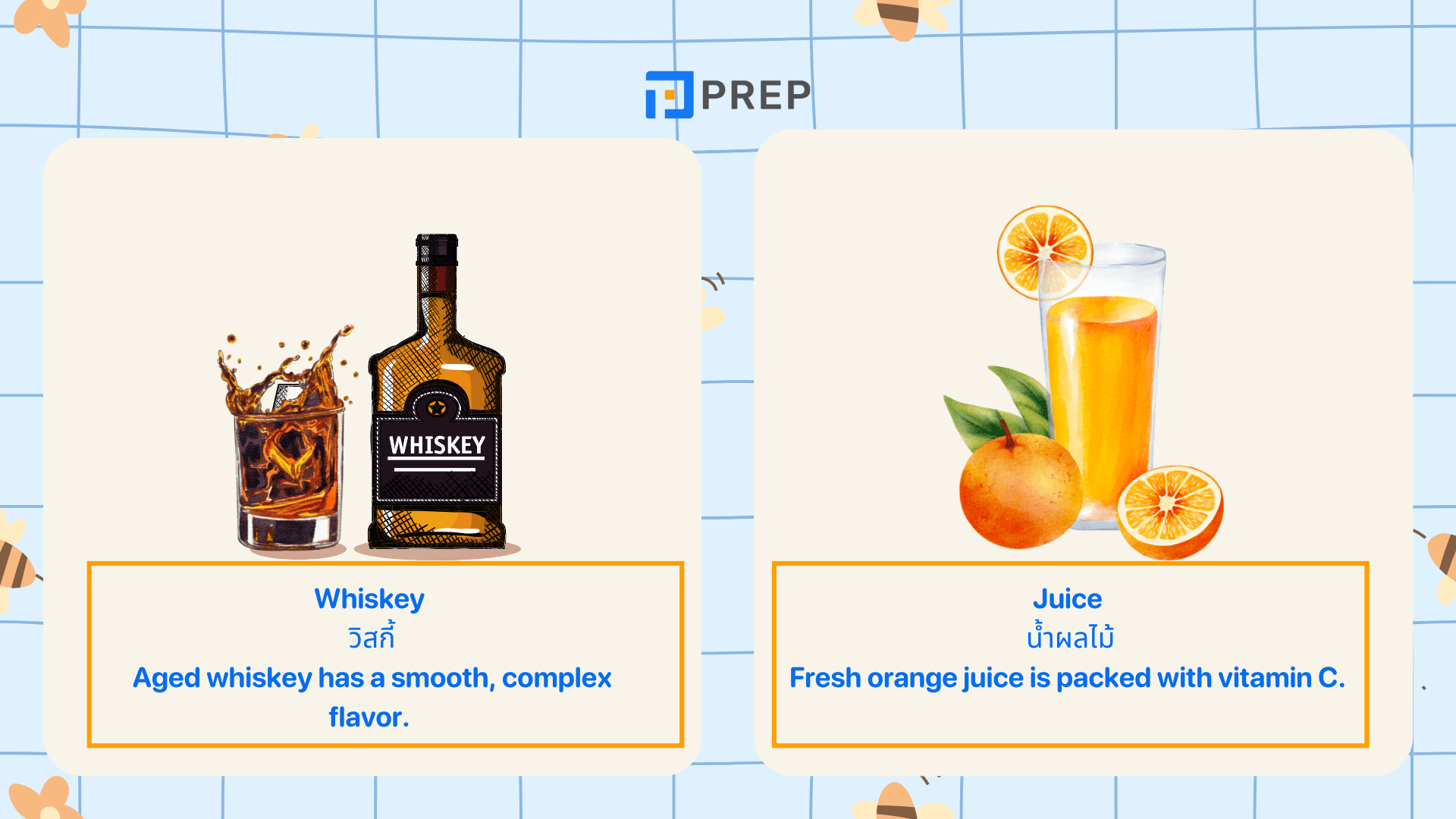 Food and Drinks Vocabulary รวมคำศัพท์อาหารและเครื่องดื่มภาษาอังกฤษที่ควรรู้